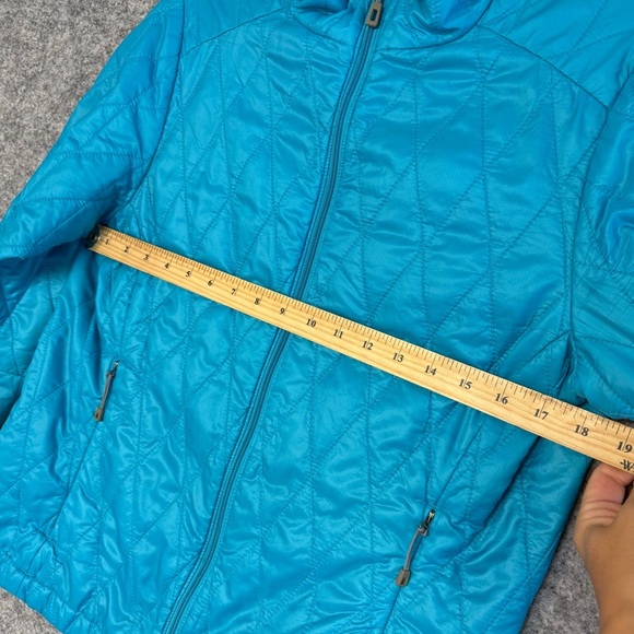 Patagonia Teal Quilted  Nano PrimaLoft  Zip Up Lightweight Jacket Size M - Picture 8 of 11